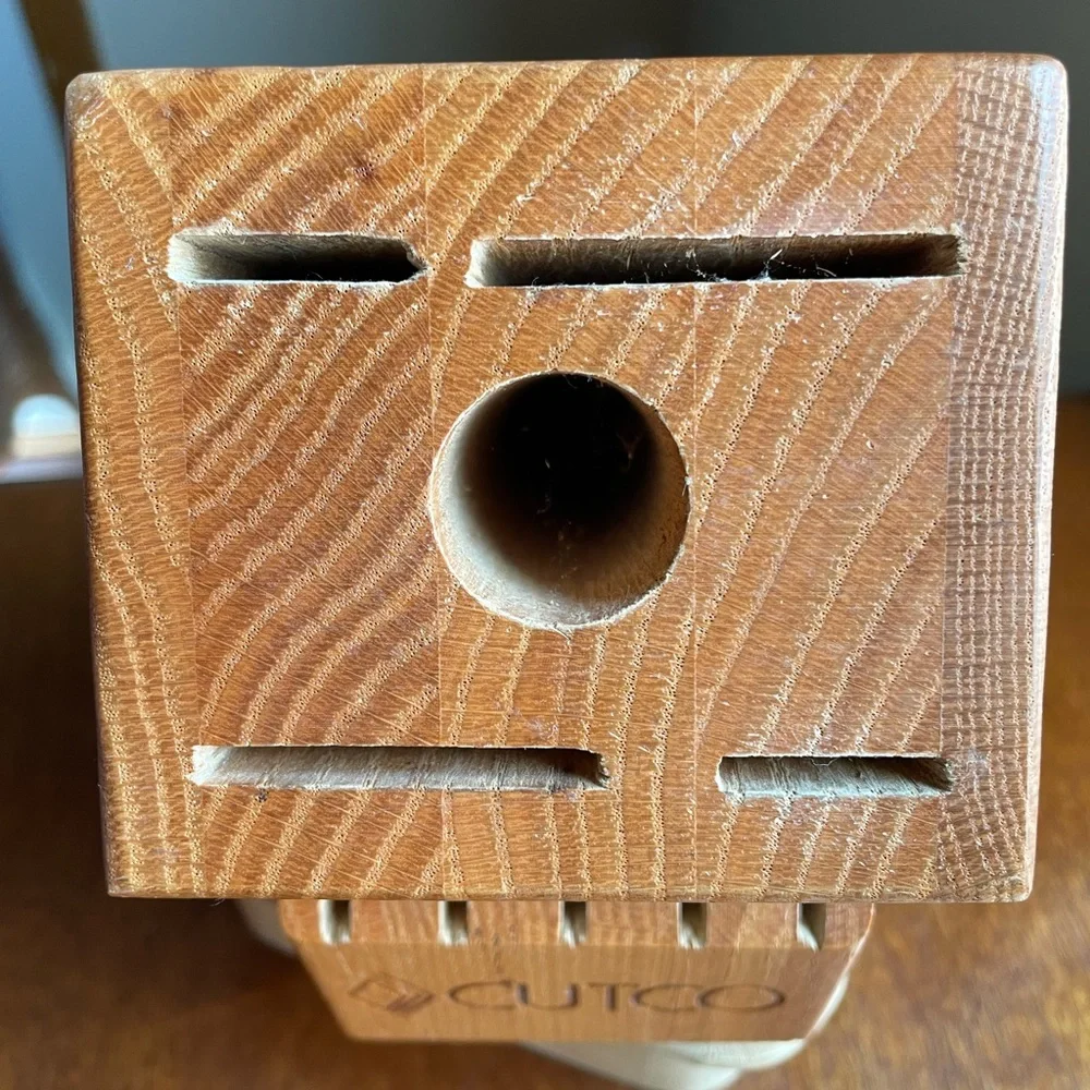 Cutco Wood Knife Block 10-Slot Made in USA